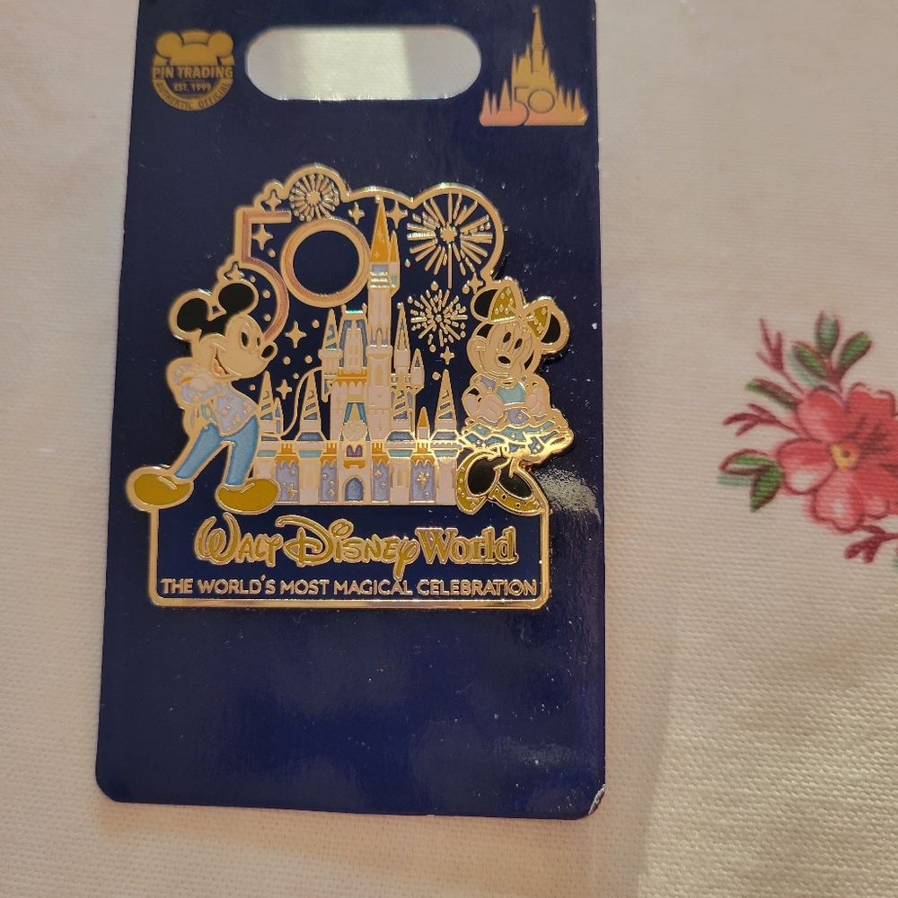 Walt Disney World 50th Anniversary Pin